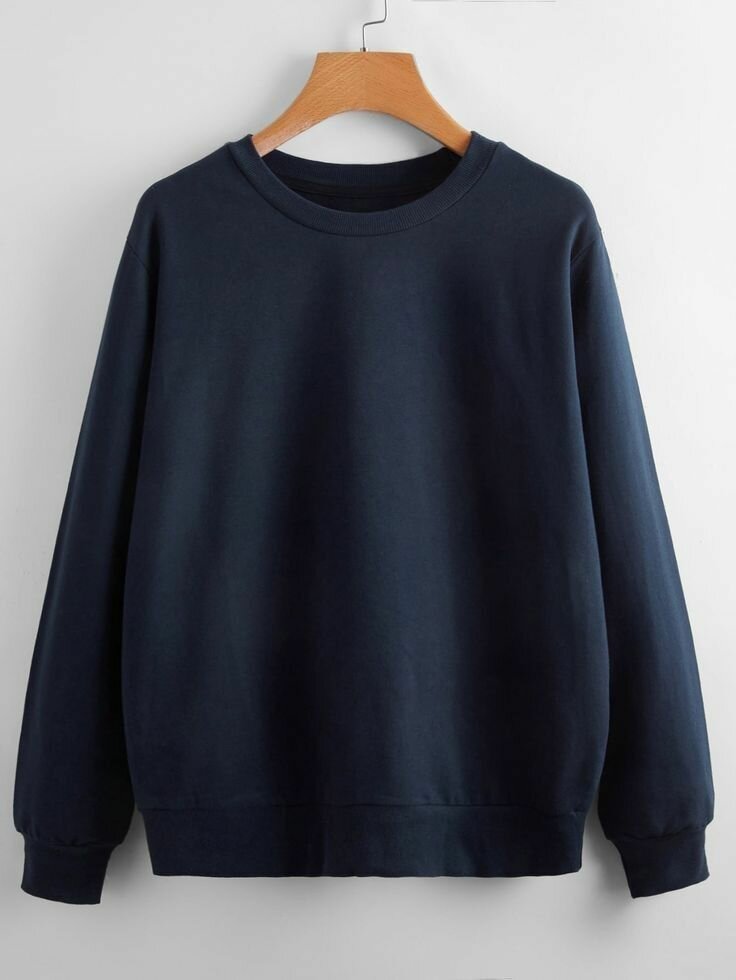 Sweat-shirt bleu confortable