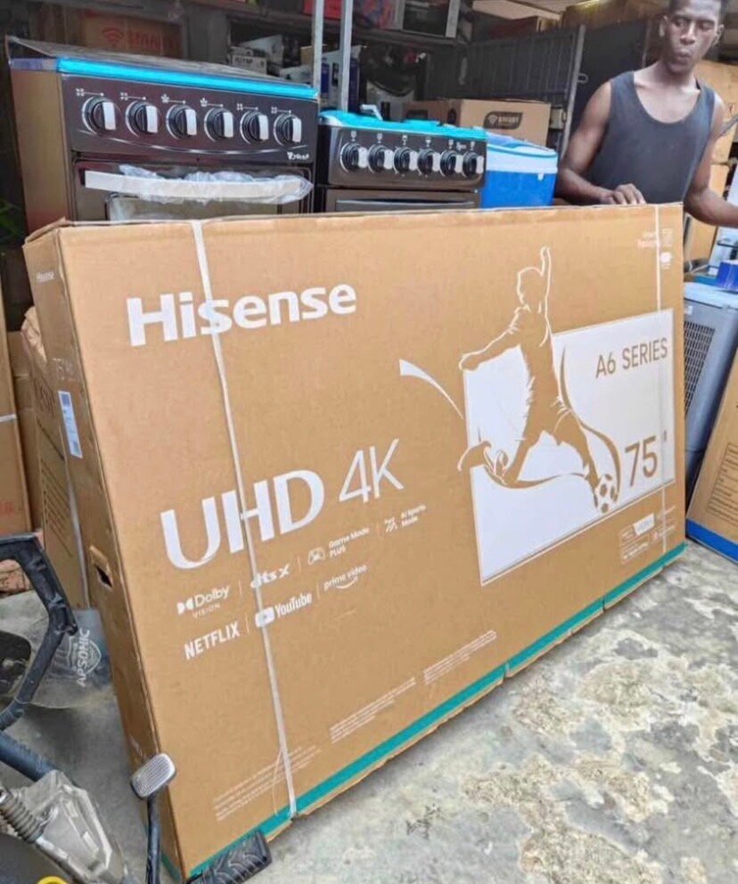 Smart TV 75" UHD 4K Hisense