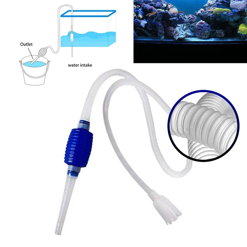 Aquarium Gravel Cleaner. Siphon Water Change 170cm