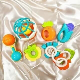 Multicolor Baby Rattle Set