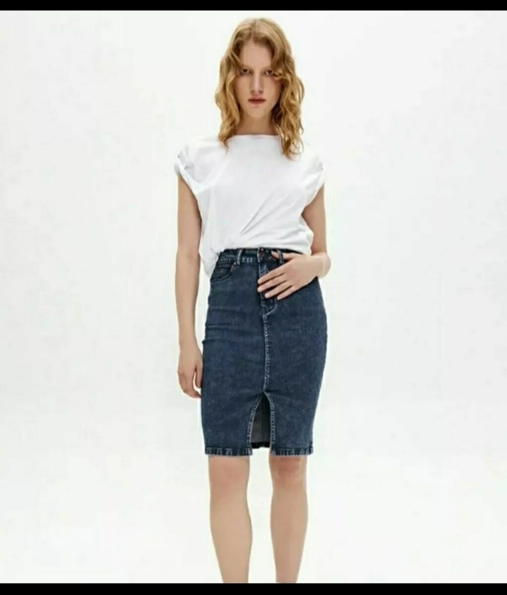 Джинсовая юбка