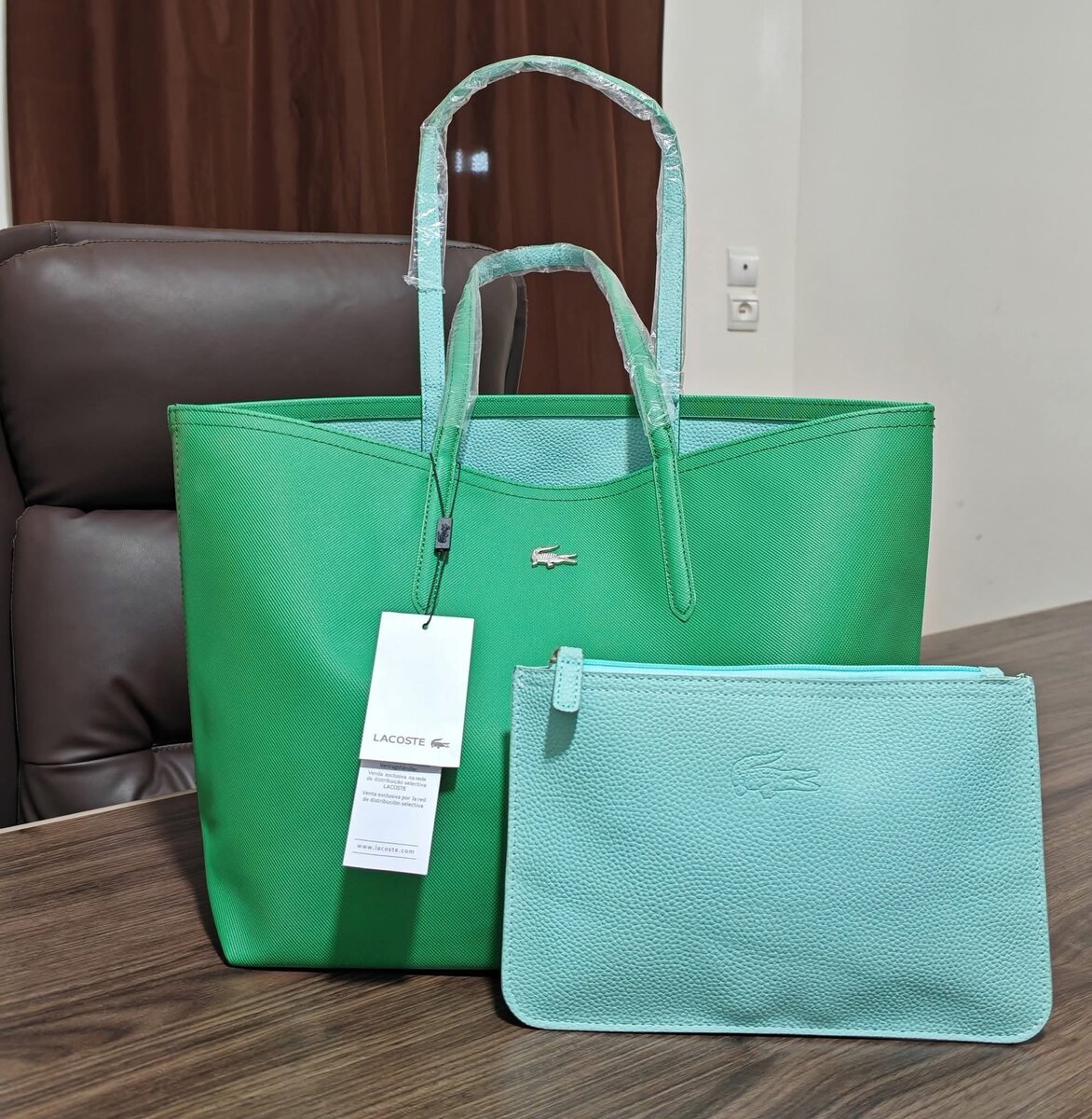 Sac cabas réversible Lacoste