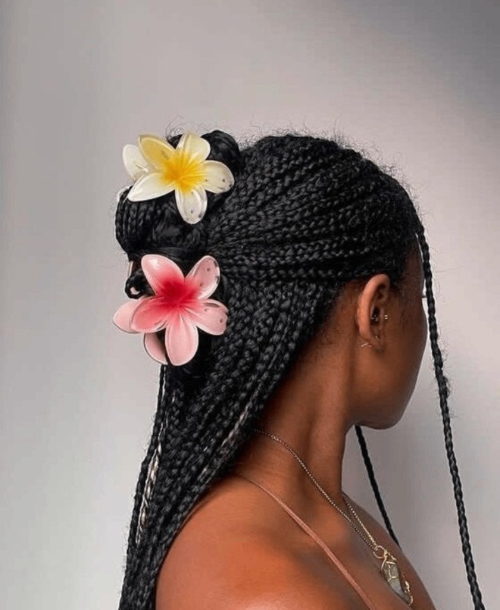 Épingles à cheveux fleurs colorées