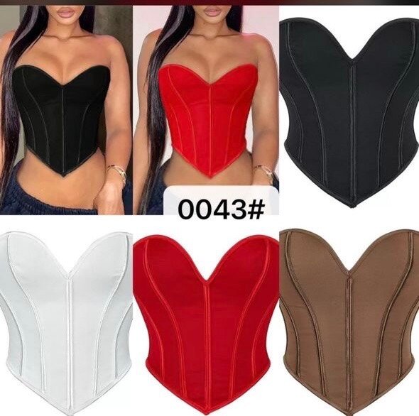 Bustier en satin élégant