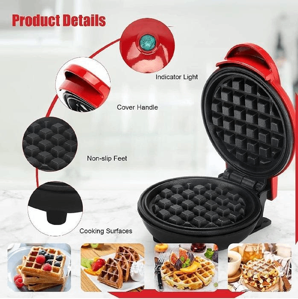 Electric Waffle Maker - 350W