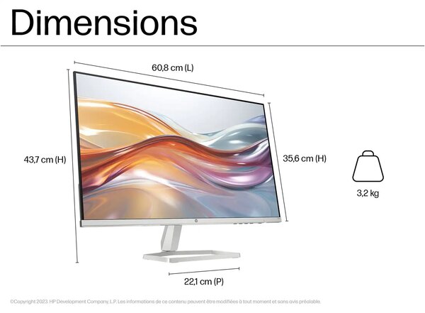 Monitor  Hp serie 5 527