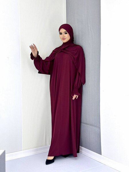 Намазник платья с шарфом