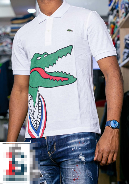 T-shirt Lacoste blanc