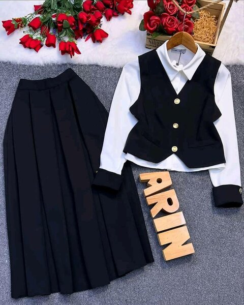 Ensemble Jupe et Veste Élégant