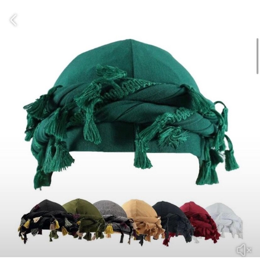 Bonnet en tissu style bandana