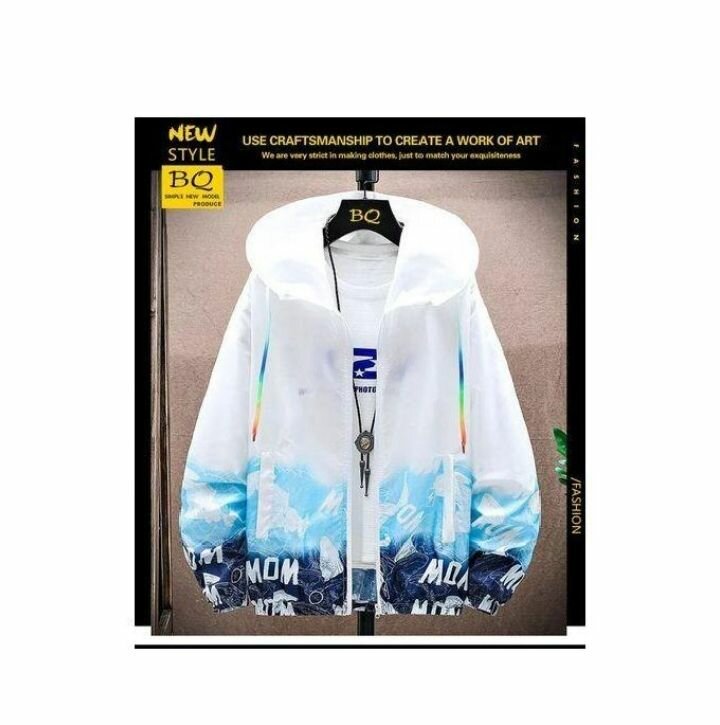 Veste coupe-vent imprimée