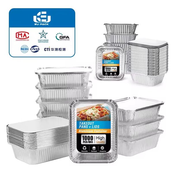 Barquettes Aluminium avec Couvercles