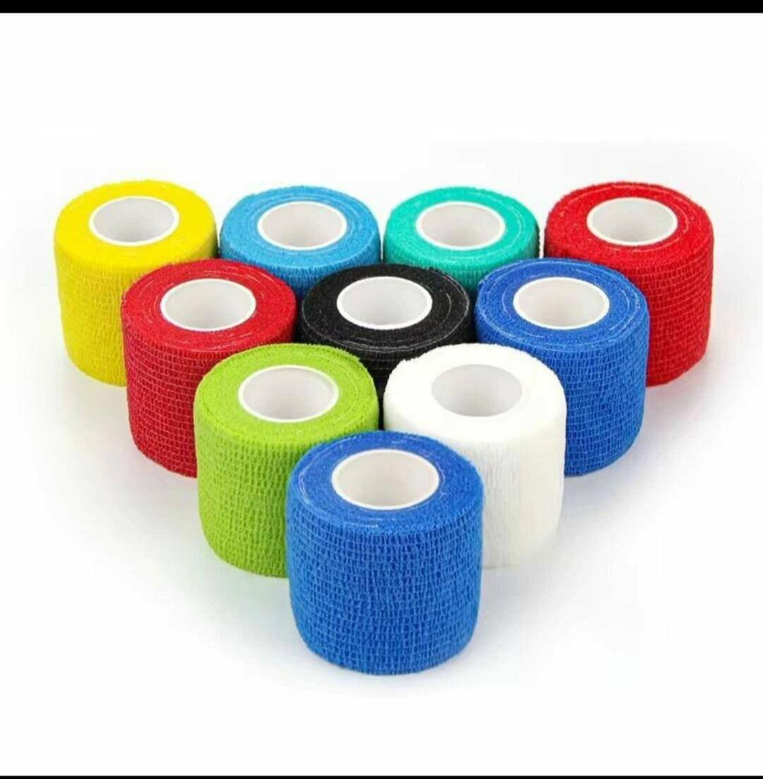 Bandage élastique adhésif coloré