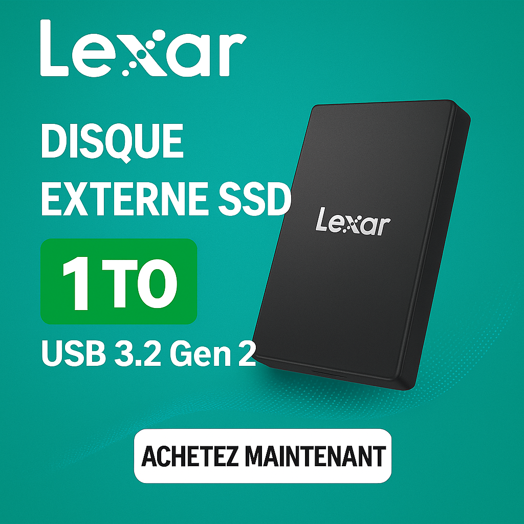 Lexar Disque Externe SSD 1To