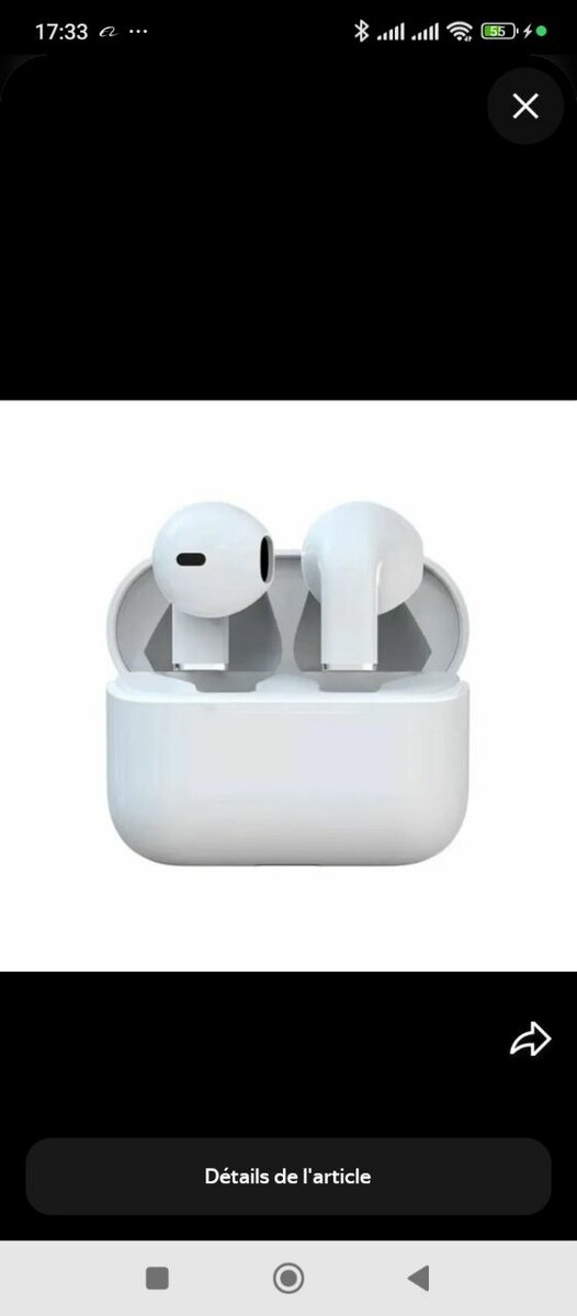 Écouteurs sans fil Bluetooth