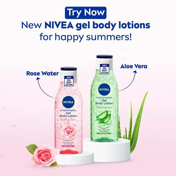 NIVEA GEL BODY LOTION 390ml
