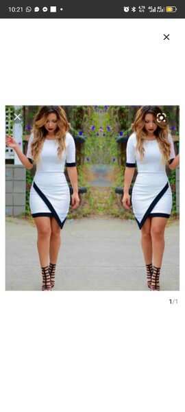 Robe sexy avant croisé