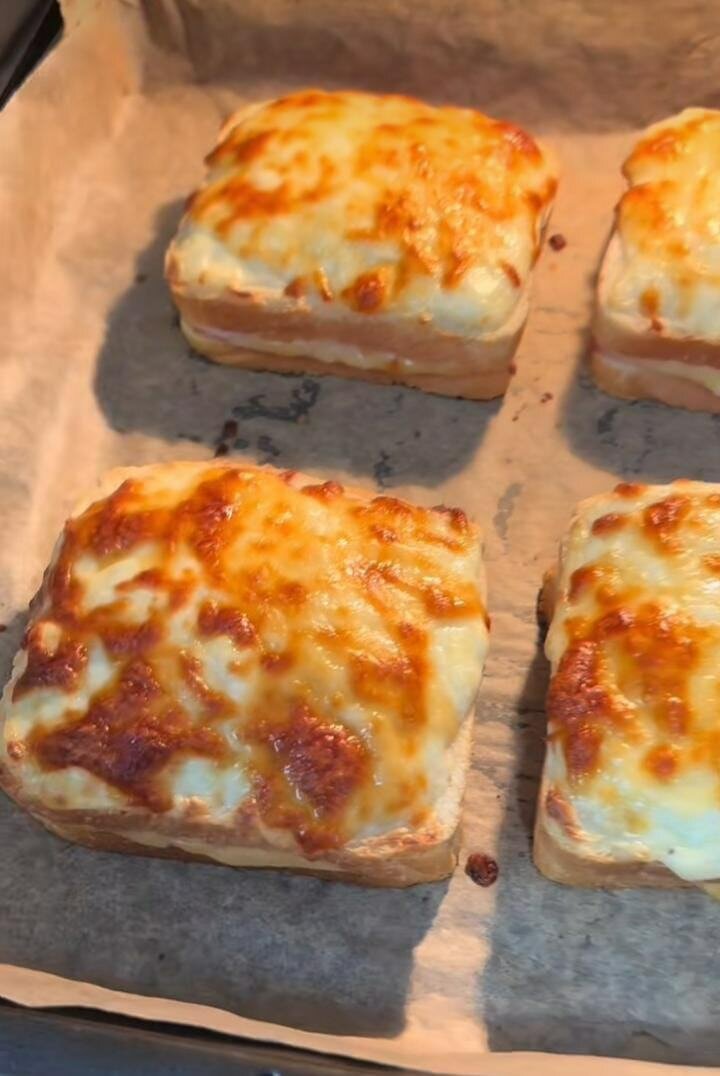 Croque Monsieur gratiné au four