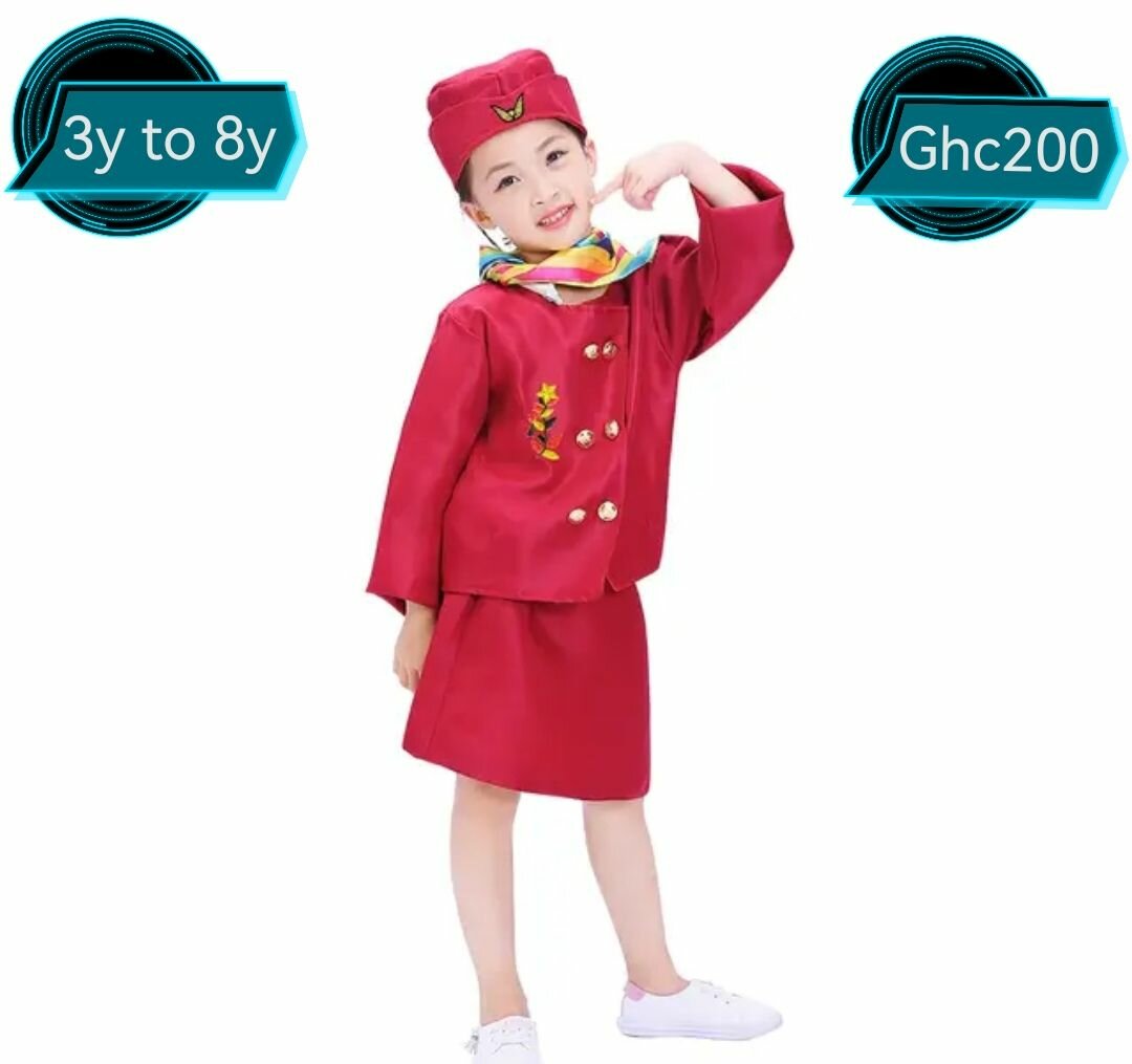 Kids Career Day Costumes - Air Hostess