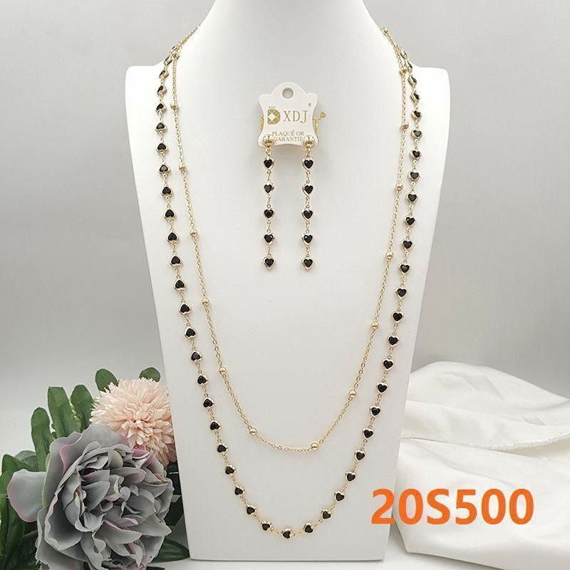 Ensemble Collier et Boucles Orné