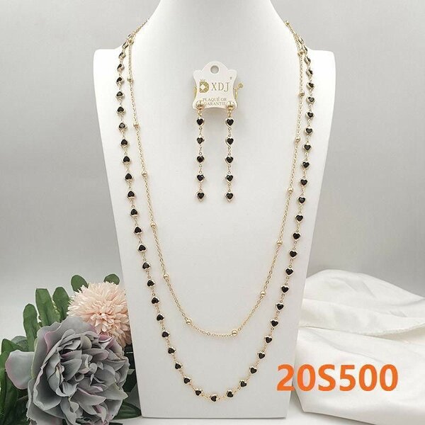 Ensemble Collier et Boucles Orné