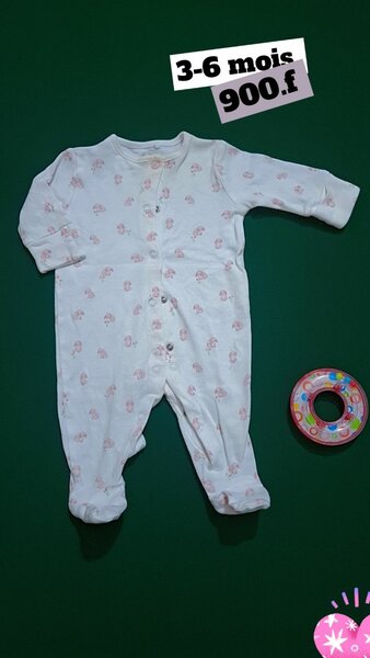 Pyjama bébé doux 3-6 mois