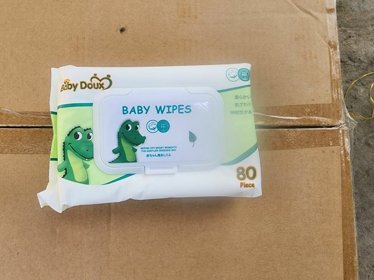 Lingettes Bébé Doux 80 Pièces