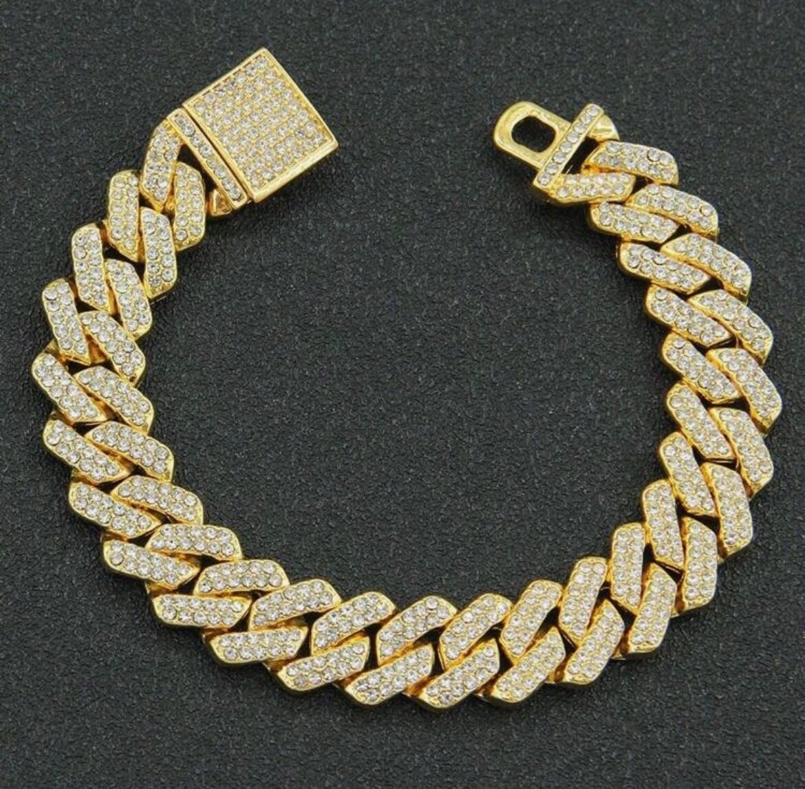 Bracelet chaîne en acier hommes