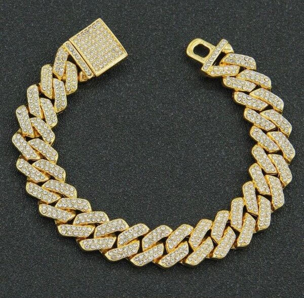 Bracelet chaîne en acier hommes