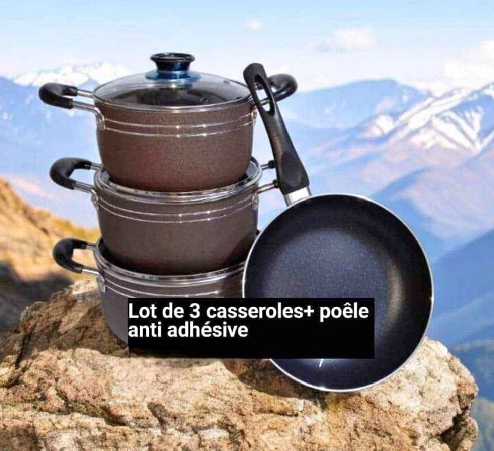 Casserole antiadhésif 4 pièces (promo)