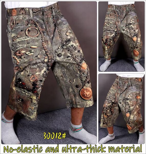Shorts en jean épais