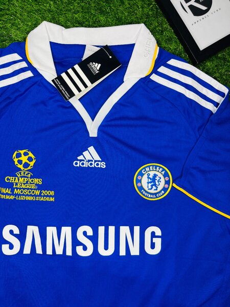 Chelsea 2008 Champions League Final Retro Home Kit