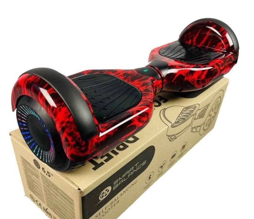 Hoverboard électrique design graffiti