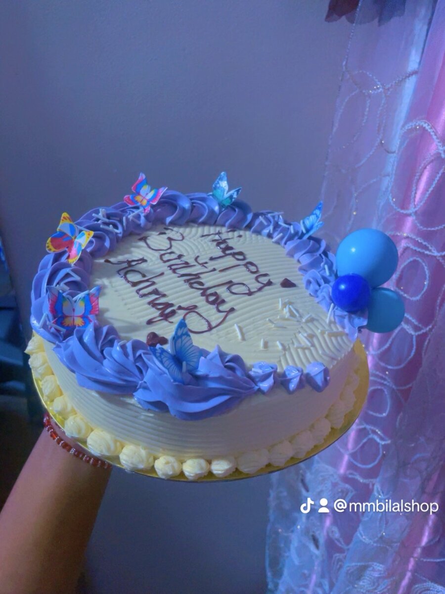 Gâteau d'anniversaire papillon