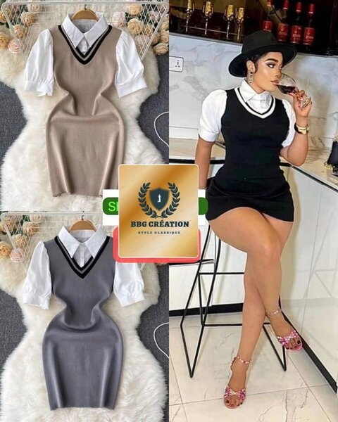 Robe Pull Élégante Femme