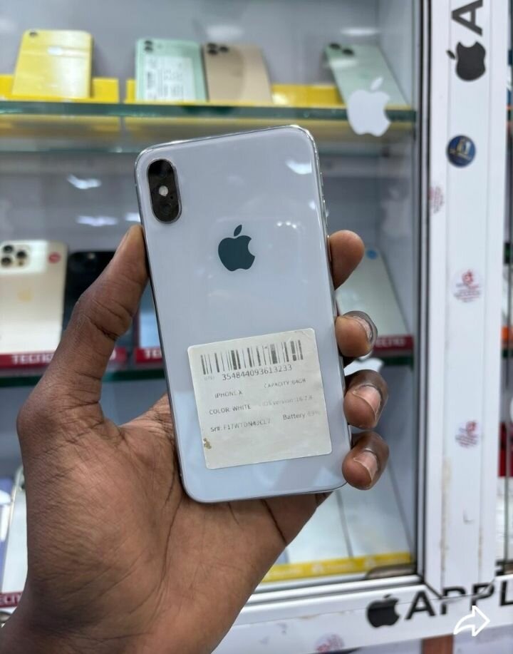 iPhone X reconditionné argent