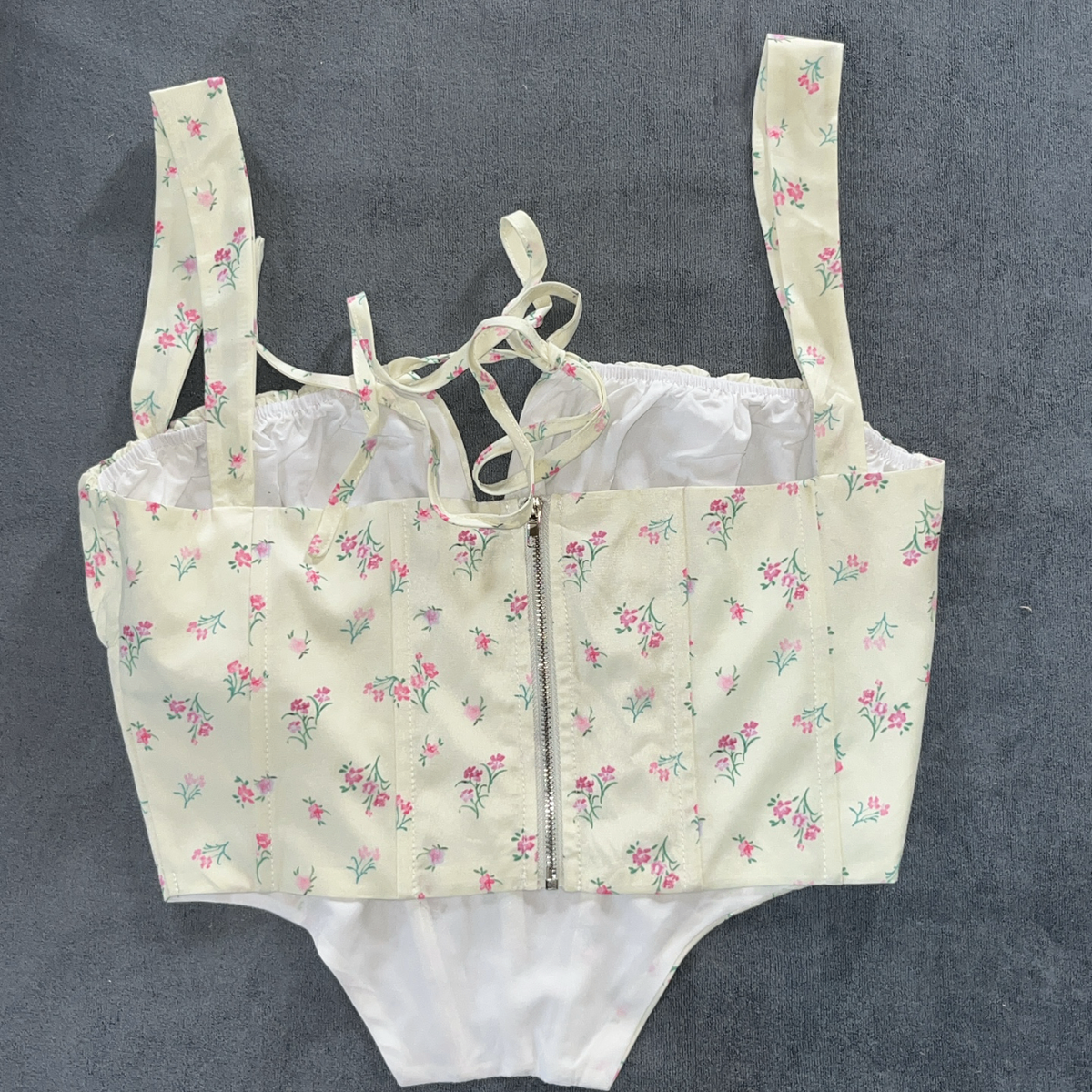 Corset and shorts combo