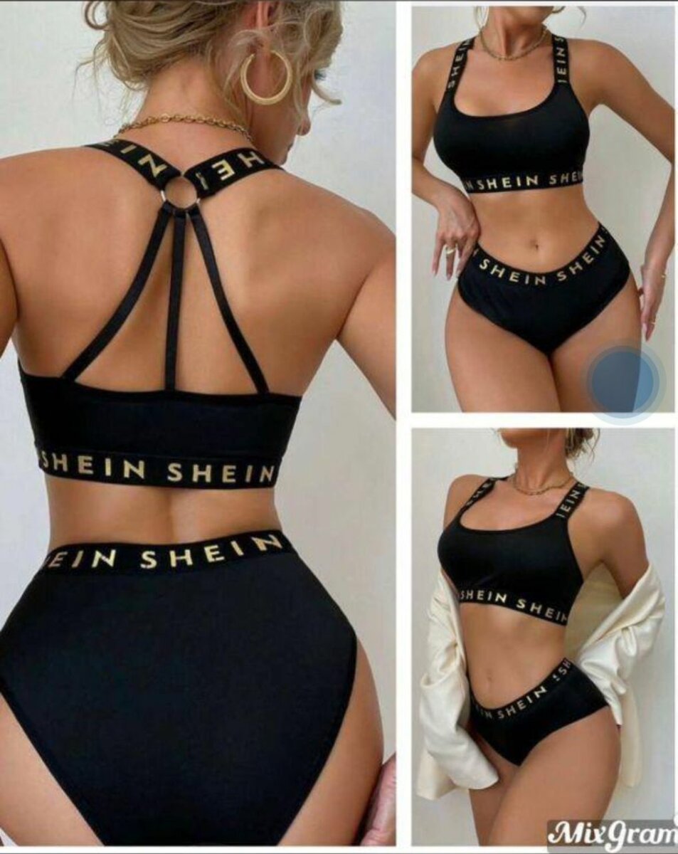 Ensemble de lingerie noir tendance