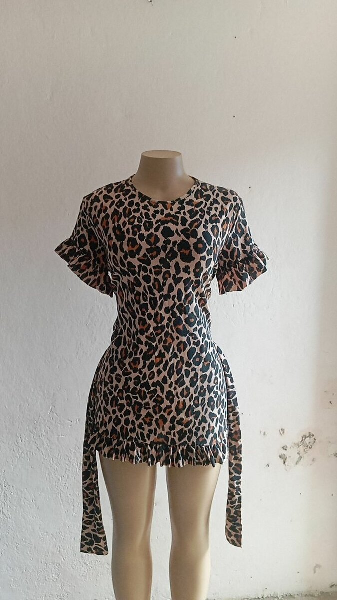 Robe imprimé léopard