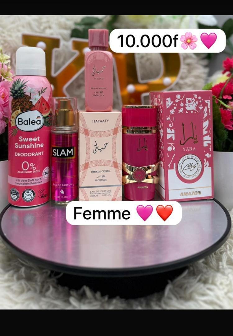 Ensemble Parfums et Soins Femme