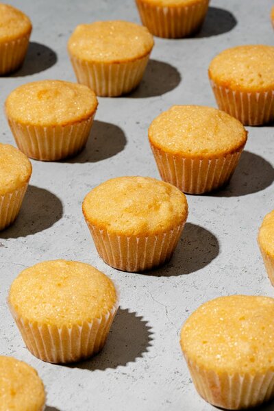 8 Mini cakes vanille, chocolat