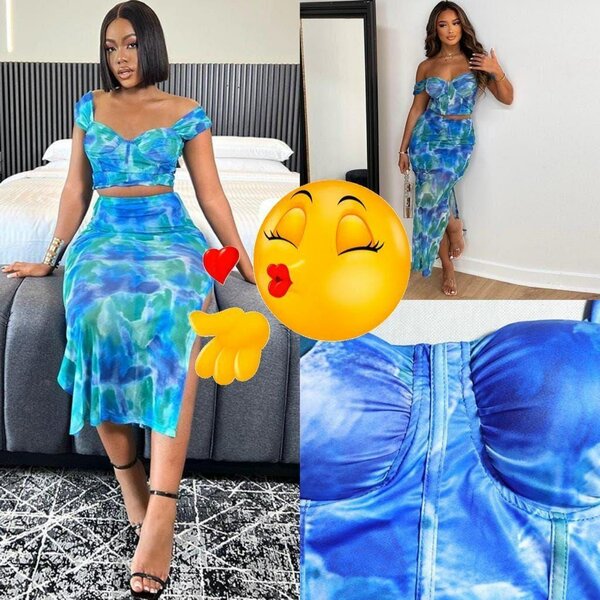 Robe longue d'été rayée élégante