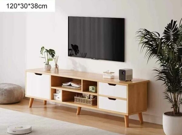 Meuble TV scandinave marron