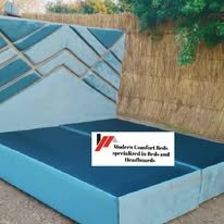 custom made bed with a high base