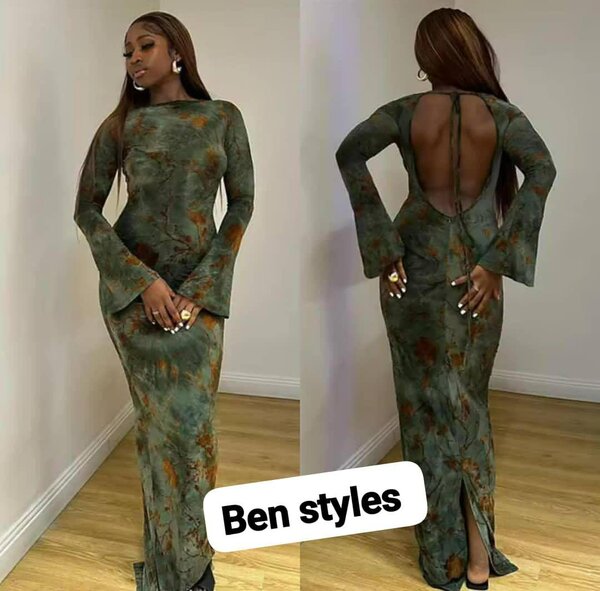 Robe de soirée dos nu