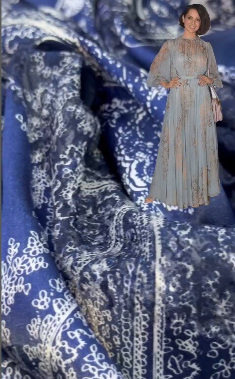 Красивый натуральный шёлк шифон