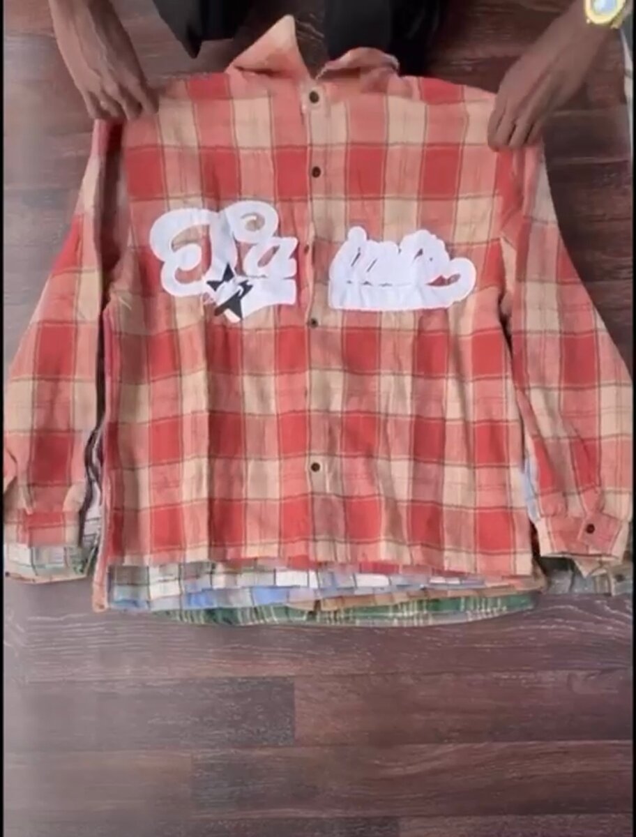 Chemise à carreaux décontractée