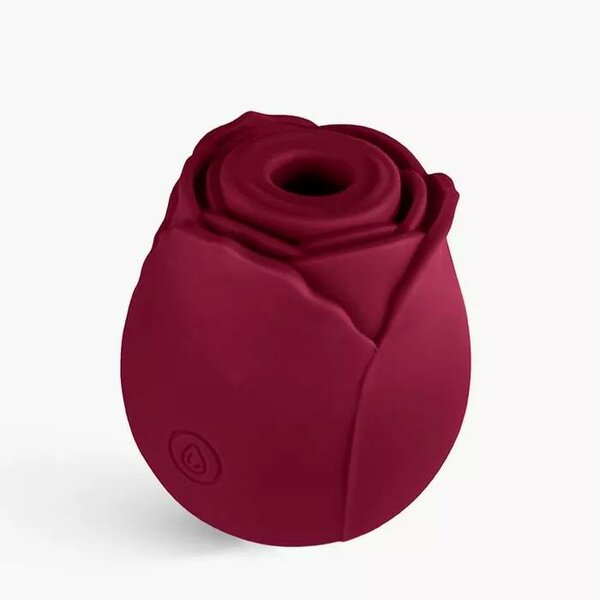 10 Pieces Bordeaux Red Rose Suction Vibrator