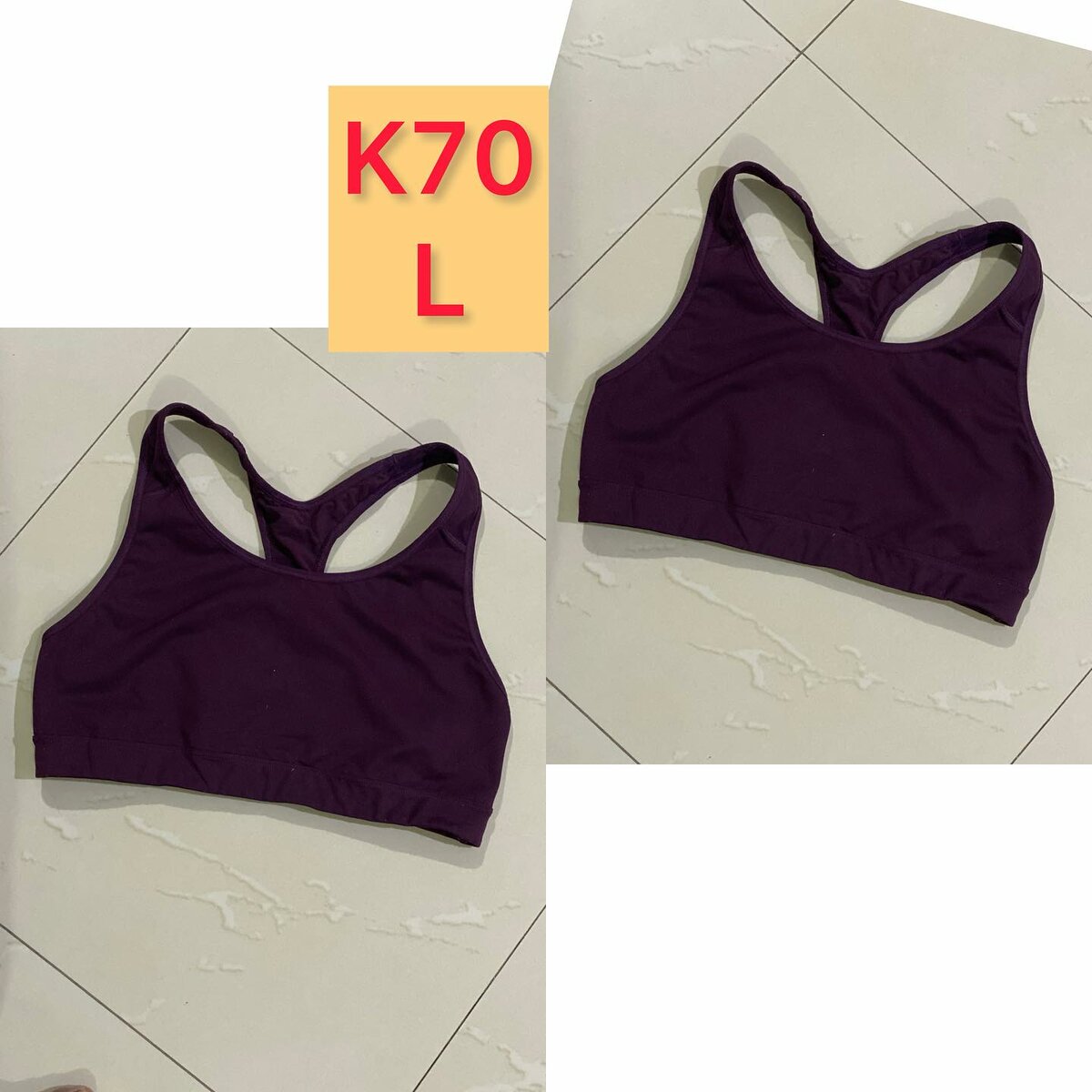 woman sport top L