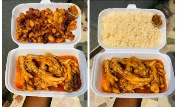 Alloco ou attiékéte de poulet